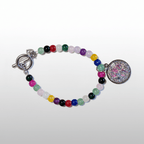 Colorful Beaded Bracelet handmade - Made by Saloly