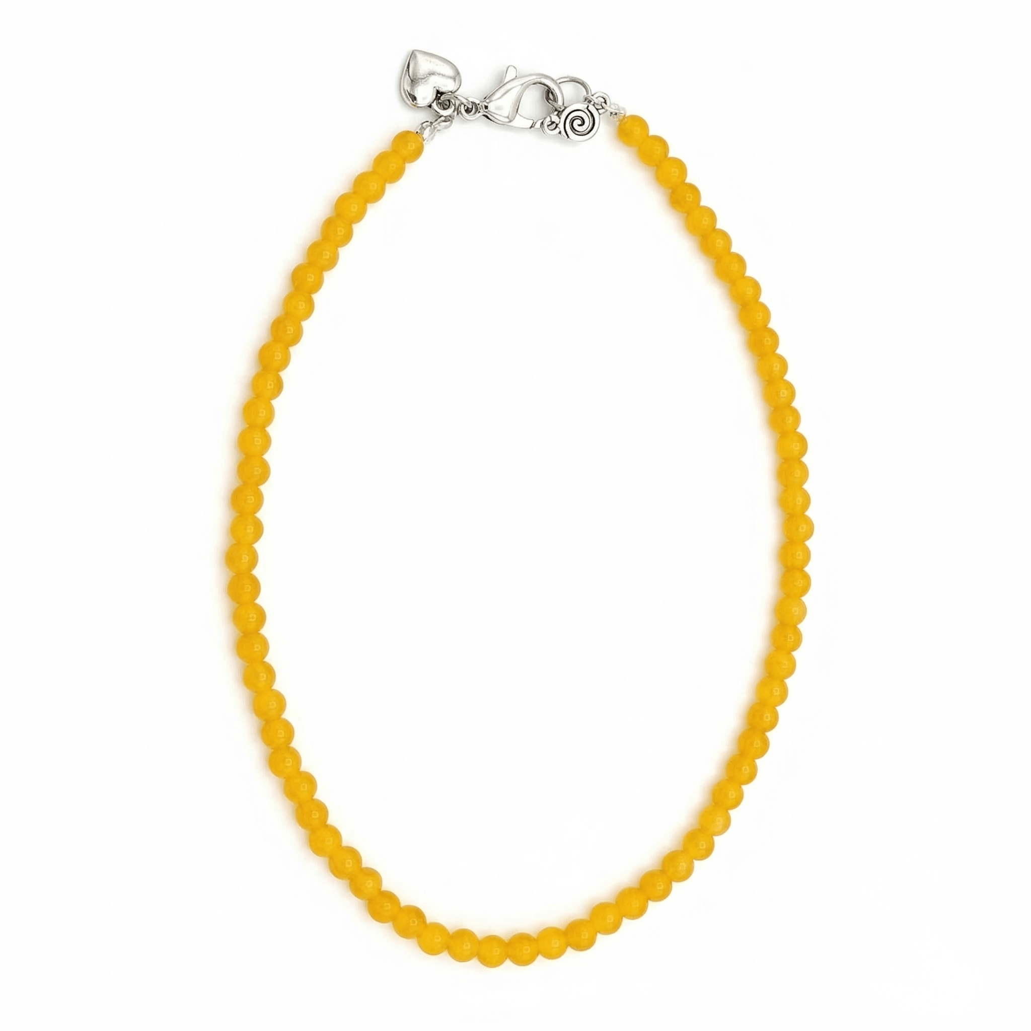 Glass Beaded Necklace handmade - Made by Saloly