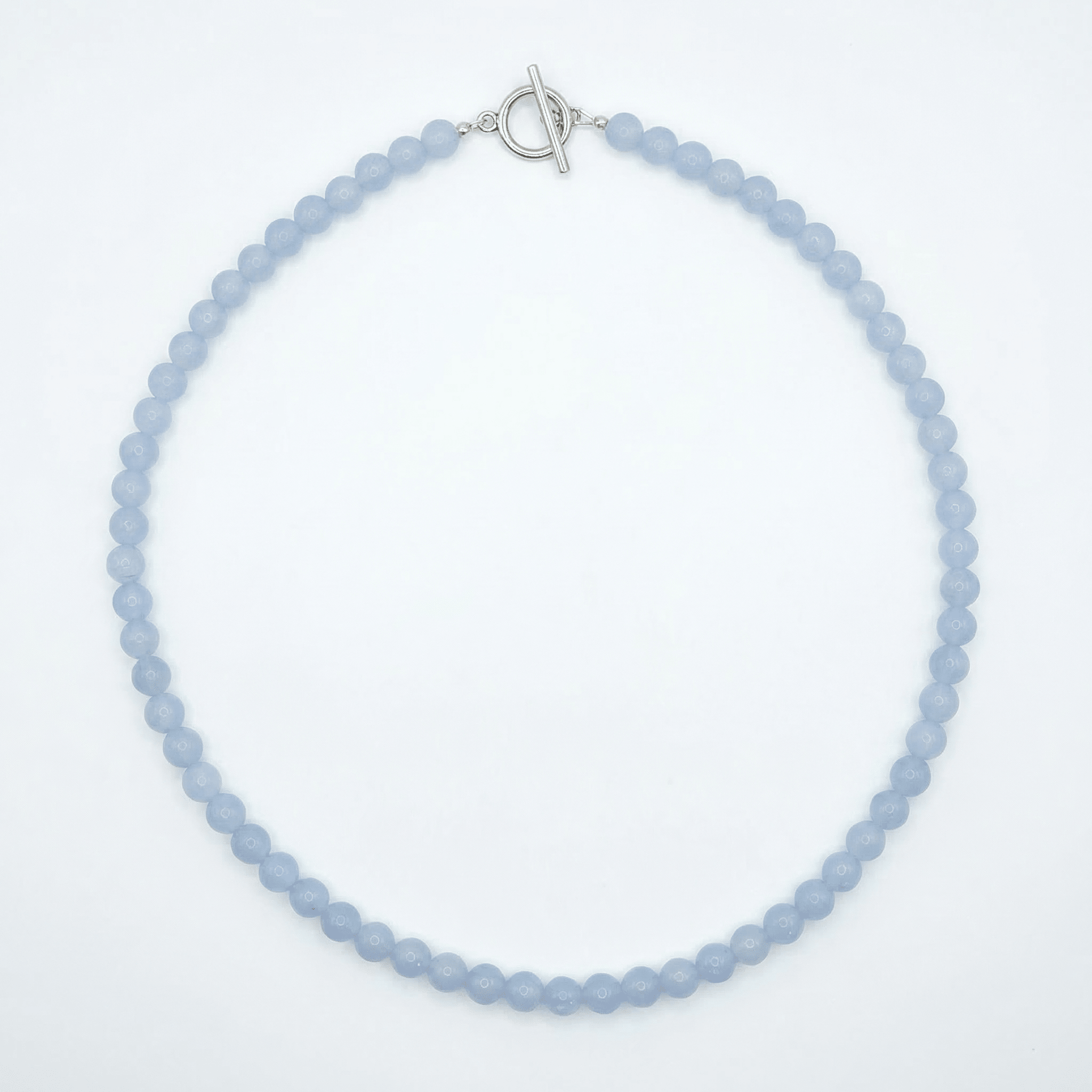 Glass Beaded Necklace handmade - Made by Saloly