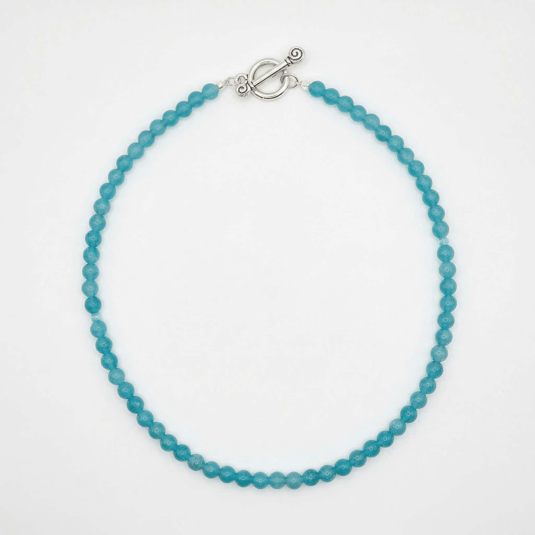 Glass Beaded Necklace handmade - Made by Saloly