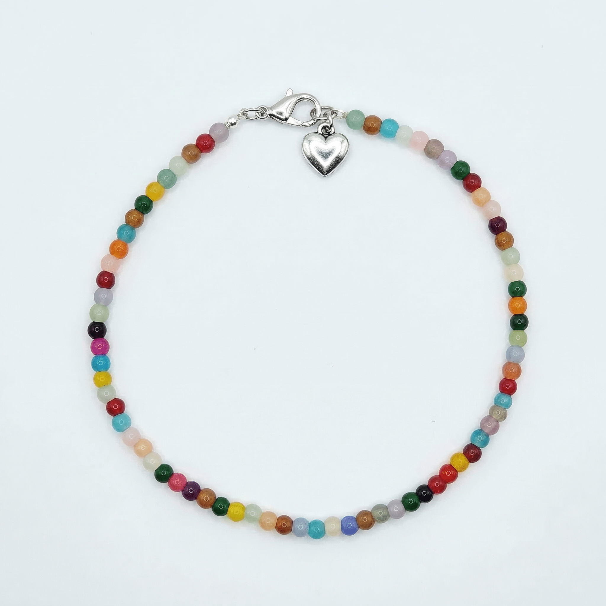 Glass Beaded Necklace handmade - Made by Saloly