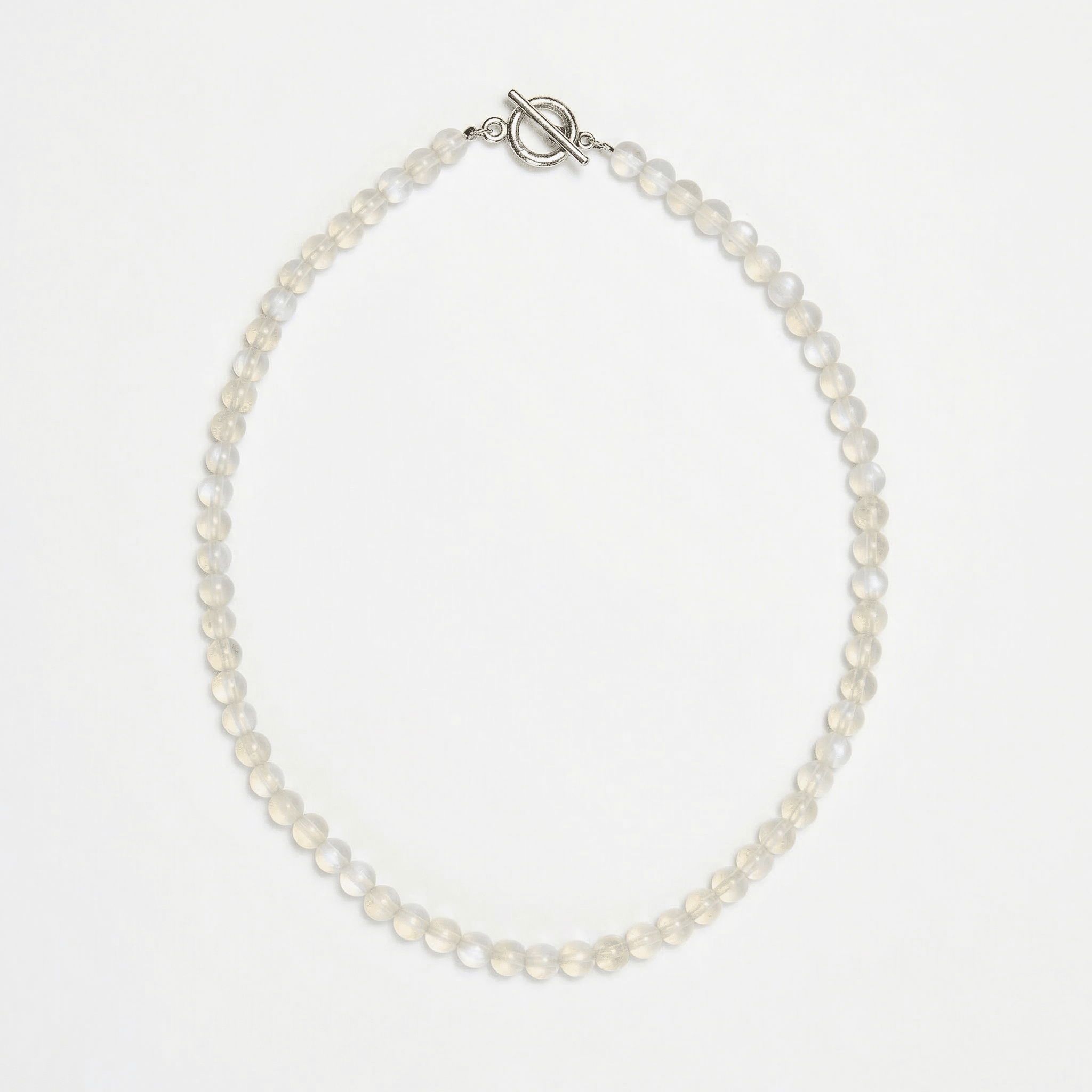 Glass Beaded Necklace handmade - Made by Saloly