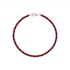 Glass Beaded Necklace handmade - Made by Saloly