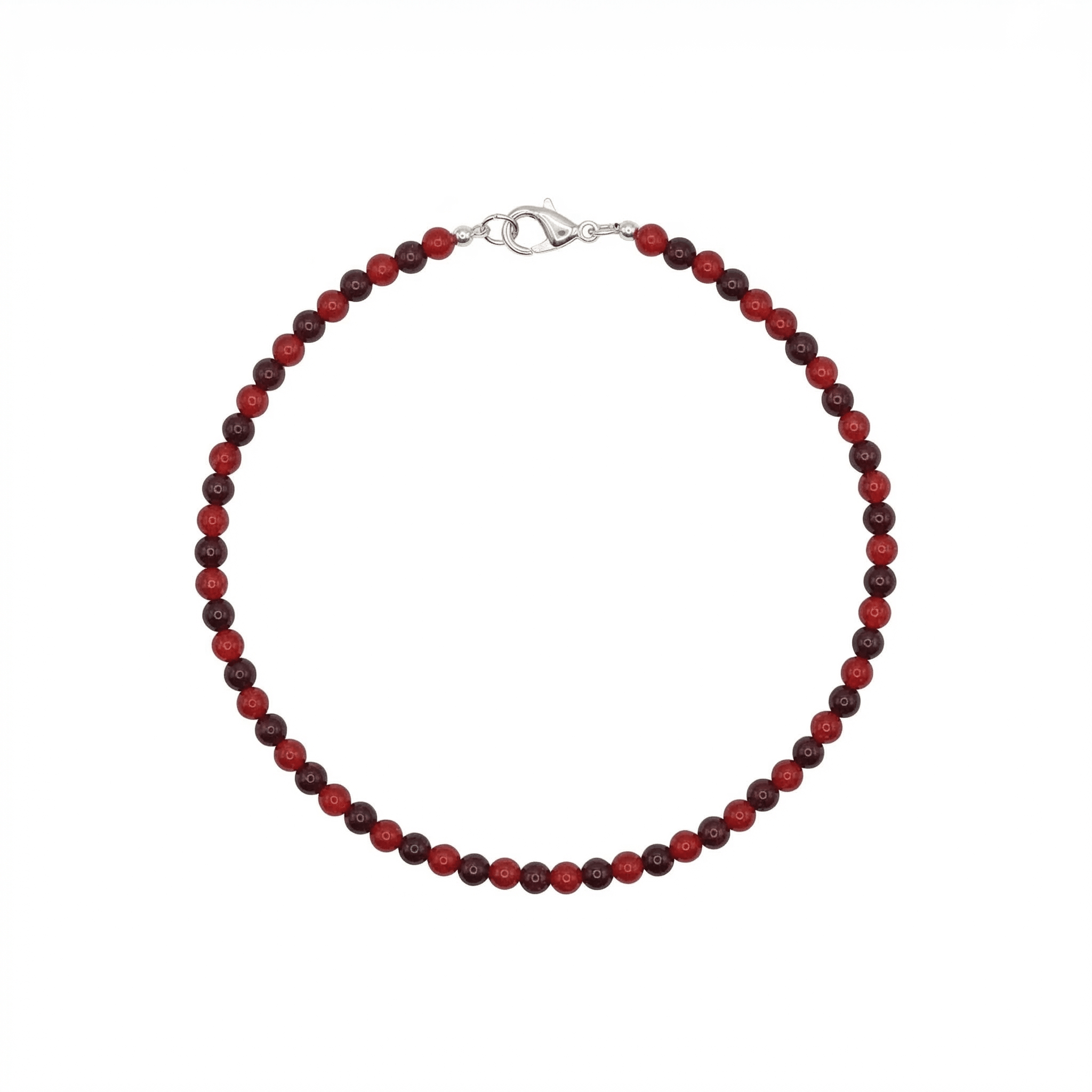 Glass Beaded Necklace handmade - Made by Saloly