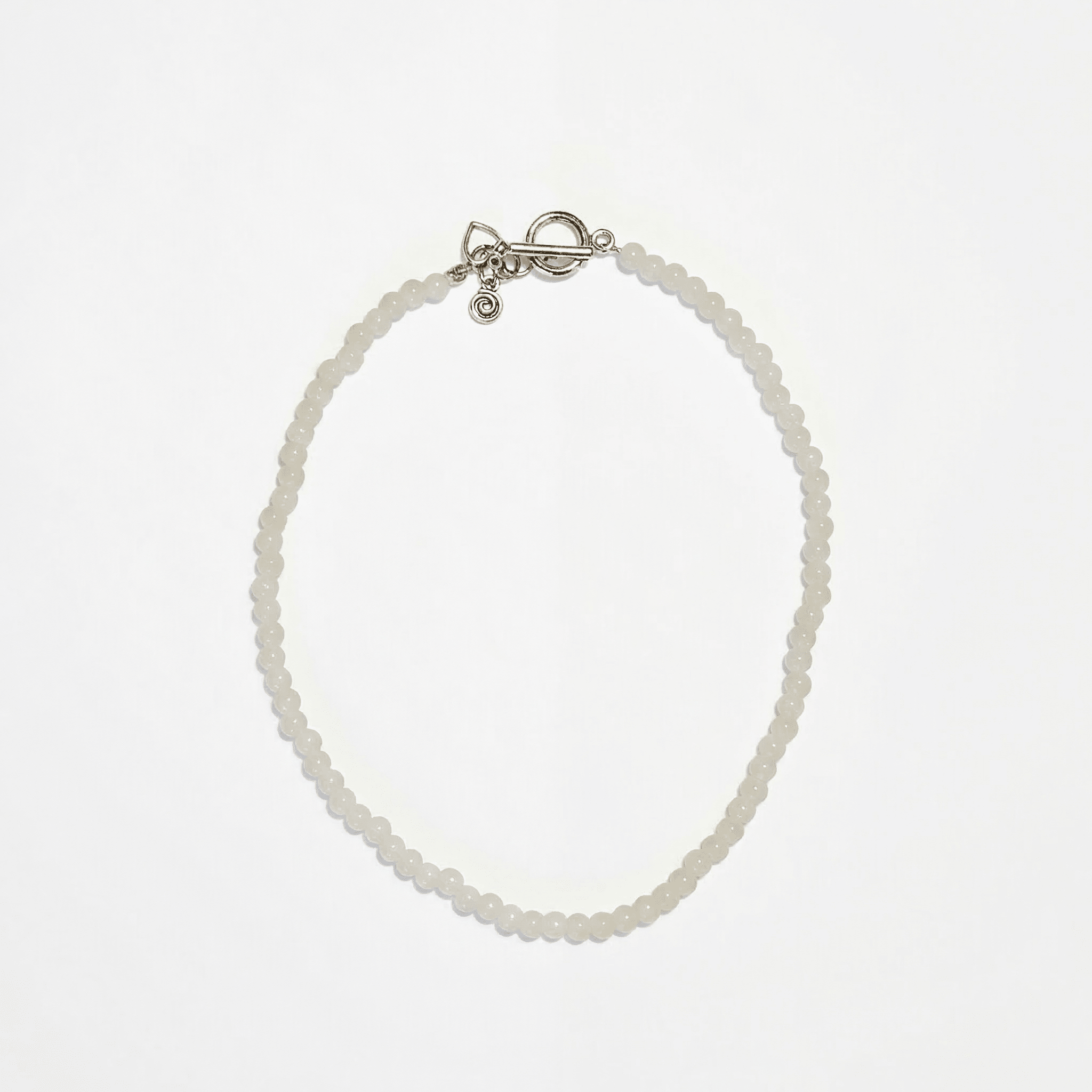 Glass Beaded Necklace handmade - Made by Saloly