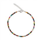 Glass Beaded Necklace handmade - Made by Saloly