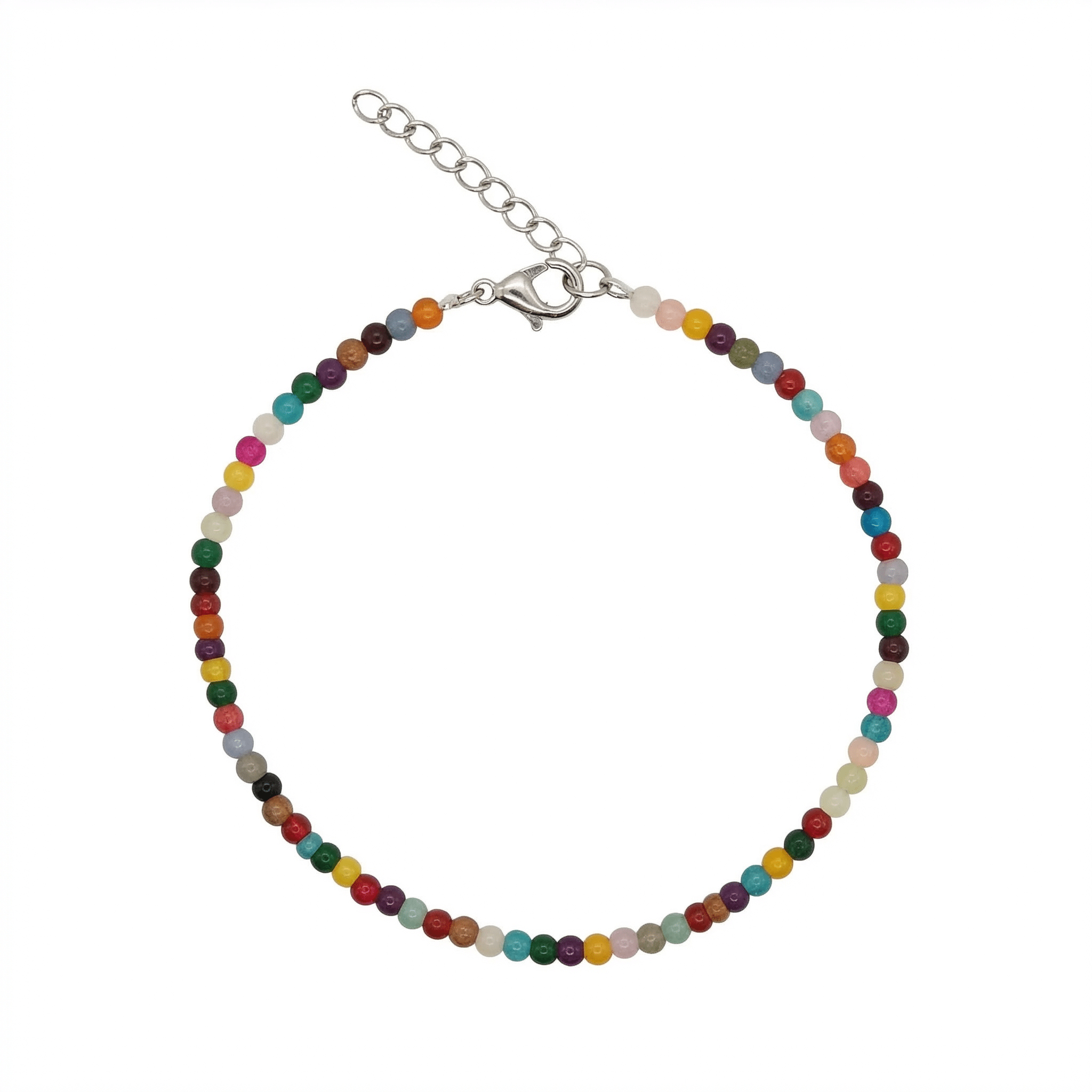 Glass Beaded Necklace handmade - Made by Saloly