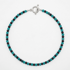 Glass Beaded Necklace handmade - Made by Saloly