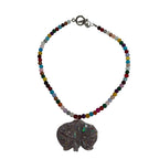 Glitter Orchid Necklace handmade - Made by Saloly