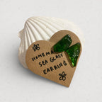 Handmade Sea Glass Earring handmade - Made by Saloly
