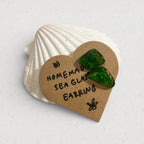 Handmade Sea Glass Earring handmade - Made by Saloly