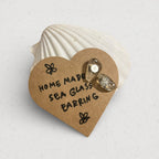 Handmade Sea Glass Earring handmade - Made by Saloly