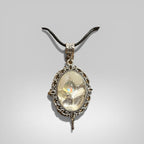 Ornate Seaglass Mosaic Necklace handmade - Made by Saloly