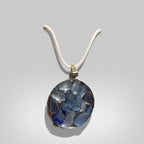Ornate Seaglass Mosaic Necklace handmade - Made by Saloly