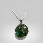 Ornate Seaglass Mosaic Necklace handmade - Made by Saloly