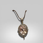 Ornate Seaglass Mosaic Necklace handmade - Made by Saloly