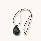 Real Flower in Resin Necklace handmade - Made by Saloly