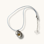 Real Flower in Resin Necklace handmade - Made by Saloly