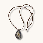 Real Flower in Resin Necklace handmade - Made by Saloly