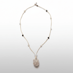 Real Stone With Hippie Necklace handmade - Made by Saloly
