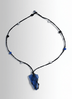 Seaglass With Hippie Necklace handmade - Made by Saloly