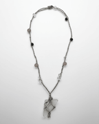 Seaglass With Hippie Necklace handmade - Made by Saloly
