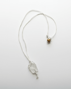 Seaglass With Hippie Necklace handmade - Made by Saloly