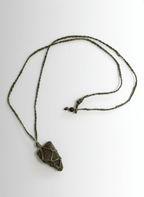 Seaglass With Hippie Necklace handmade - Made by Saloly