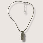 Wire Wrapped Seaglass Pendant Necklace handmade - Made by Saloly