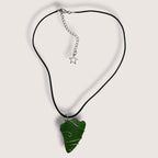 Wire Wrapped Seaglass Pendant Necklace handmade - Made by Saloly