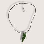 Wire Wrapped Seaglass Pendant Necklace handmade - Made by Saloly