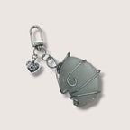 Wire Wrapped Stone Keychain handmade - Made by Saloly